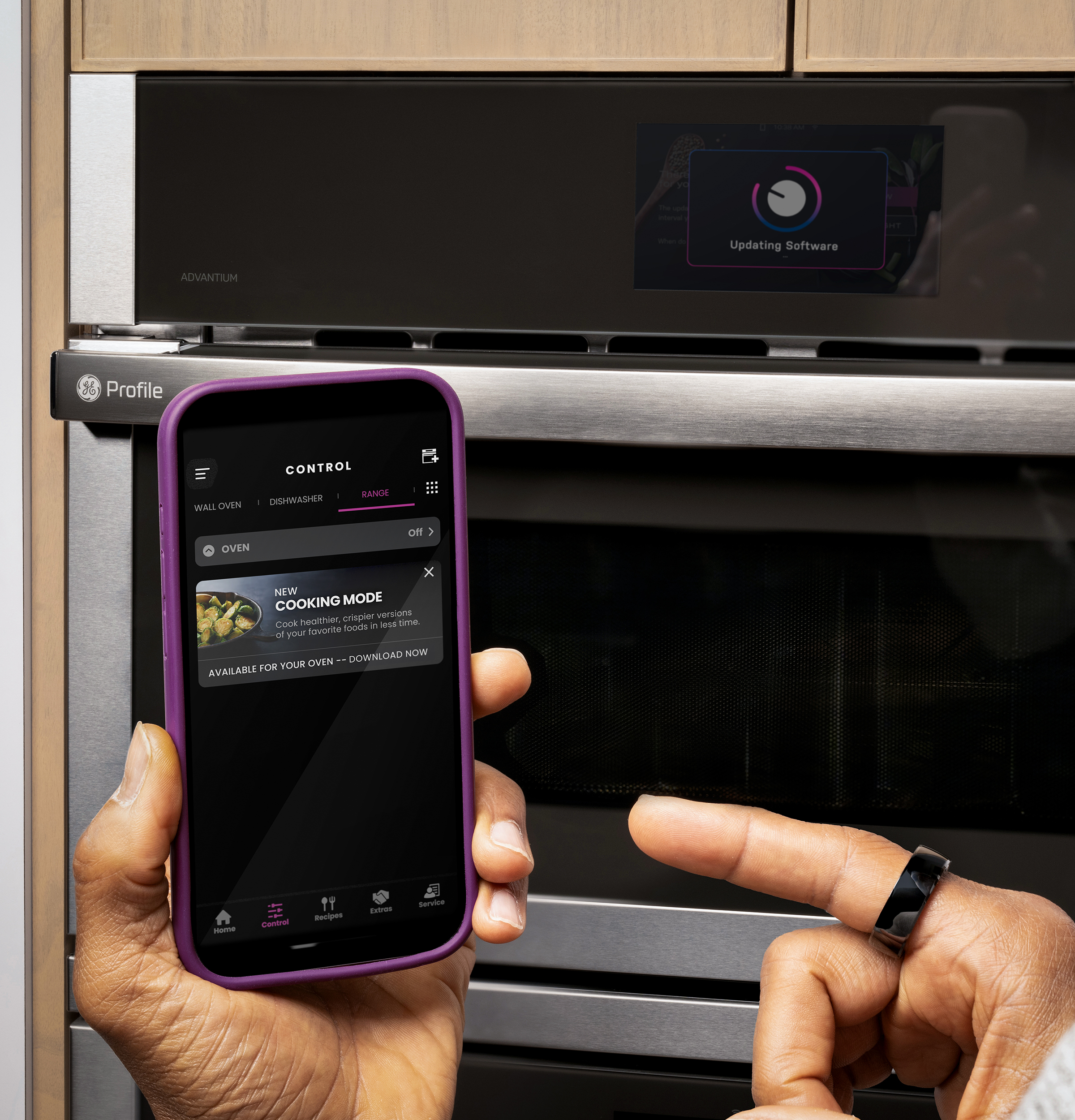 27" Single Wall Oven with 120V Advantium Technology PSB9100SVSS