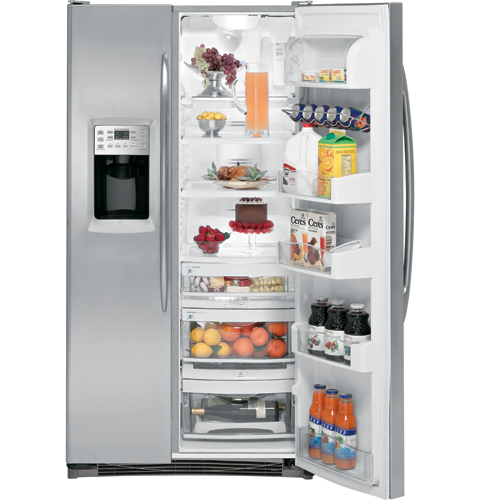 Counter-depth 23.3 Cu. Ft. Stainless Side-by-Side Refrigerator PSC23MSWSS