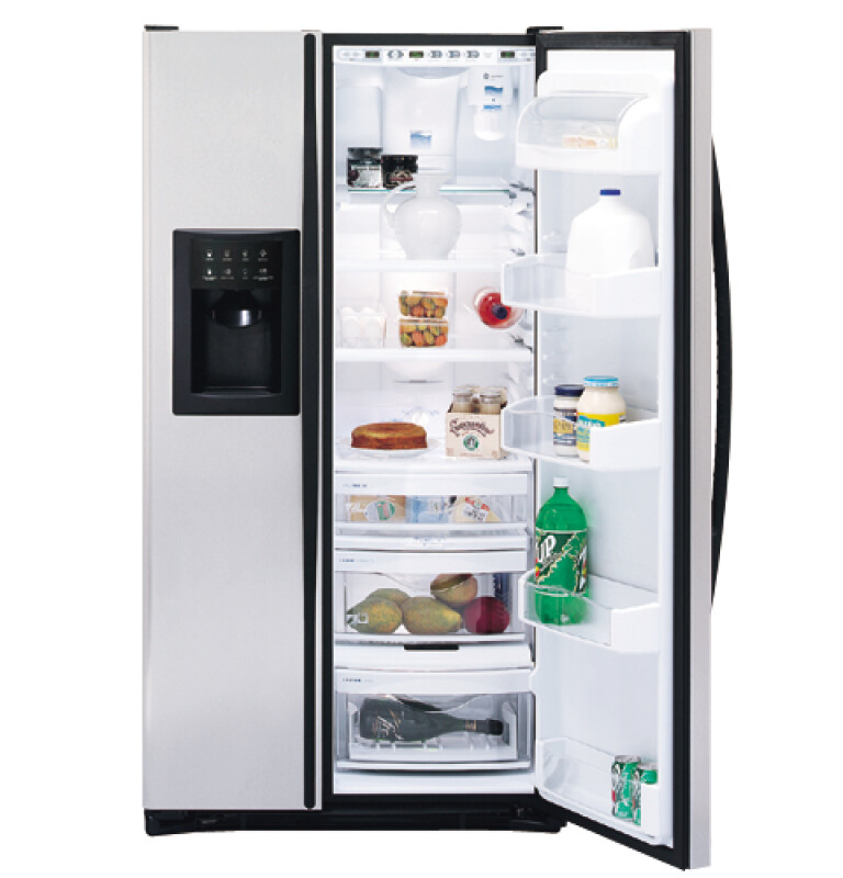 Arctica CustomStyle 22.6 Cu. Ft. Stainless Side-By-Side Refrigerator PSC23SGMBS
