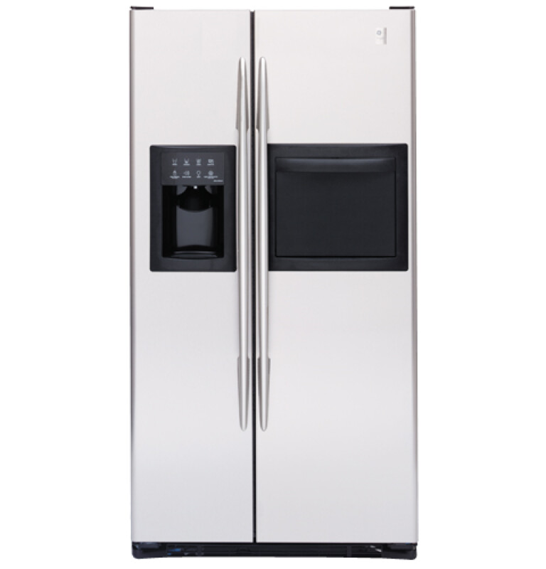 GE Profile CustomStyle 22.6 Cu. Ft. Side-by-Side Refrigerator with Refreshment Center Stainless Steel PSC23SHPSS Picture 1