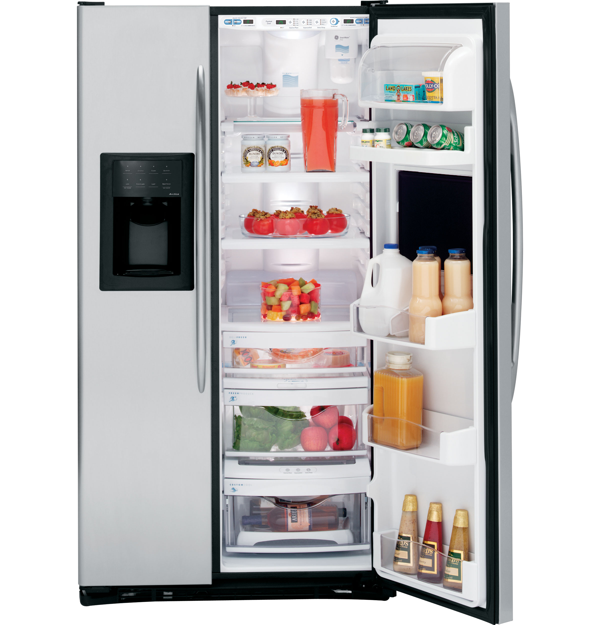 Counter-Depth 22.6 Cu. Ft. Side-by-Side with Refreshment Center PSC23SHTSS