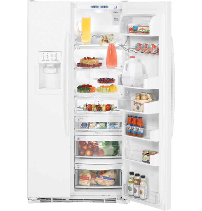 24.6 Cu. Ft. Side-By-Side Refrigerator with Dispenser PSC25MGSWW