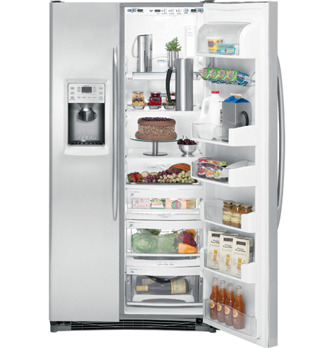 Counter-depth 24.6 Cu. Ft. Stainless Side-by-Side Refrigerator PSC25NSWSS