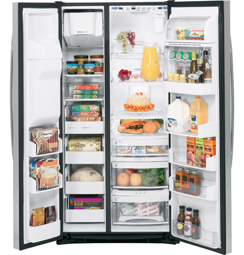 Counter-Depth 24.6 Cu. Ft. Stainless Side-by-Side PSC25PSTSS