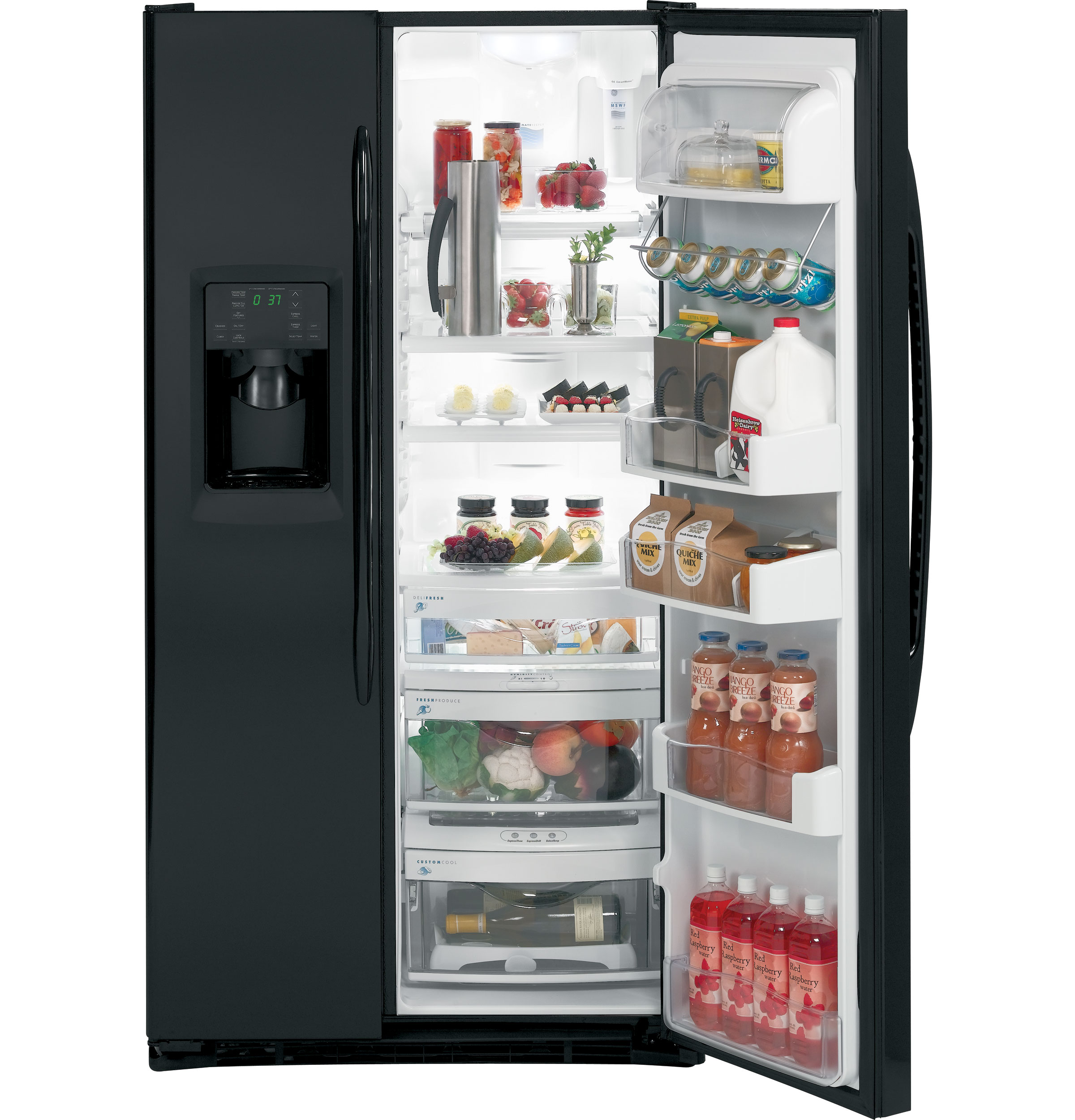 23.1 Cu. Ft. Side-by-Side Refrigerator PSCF3VGXBB