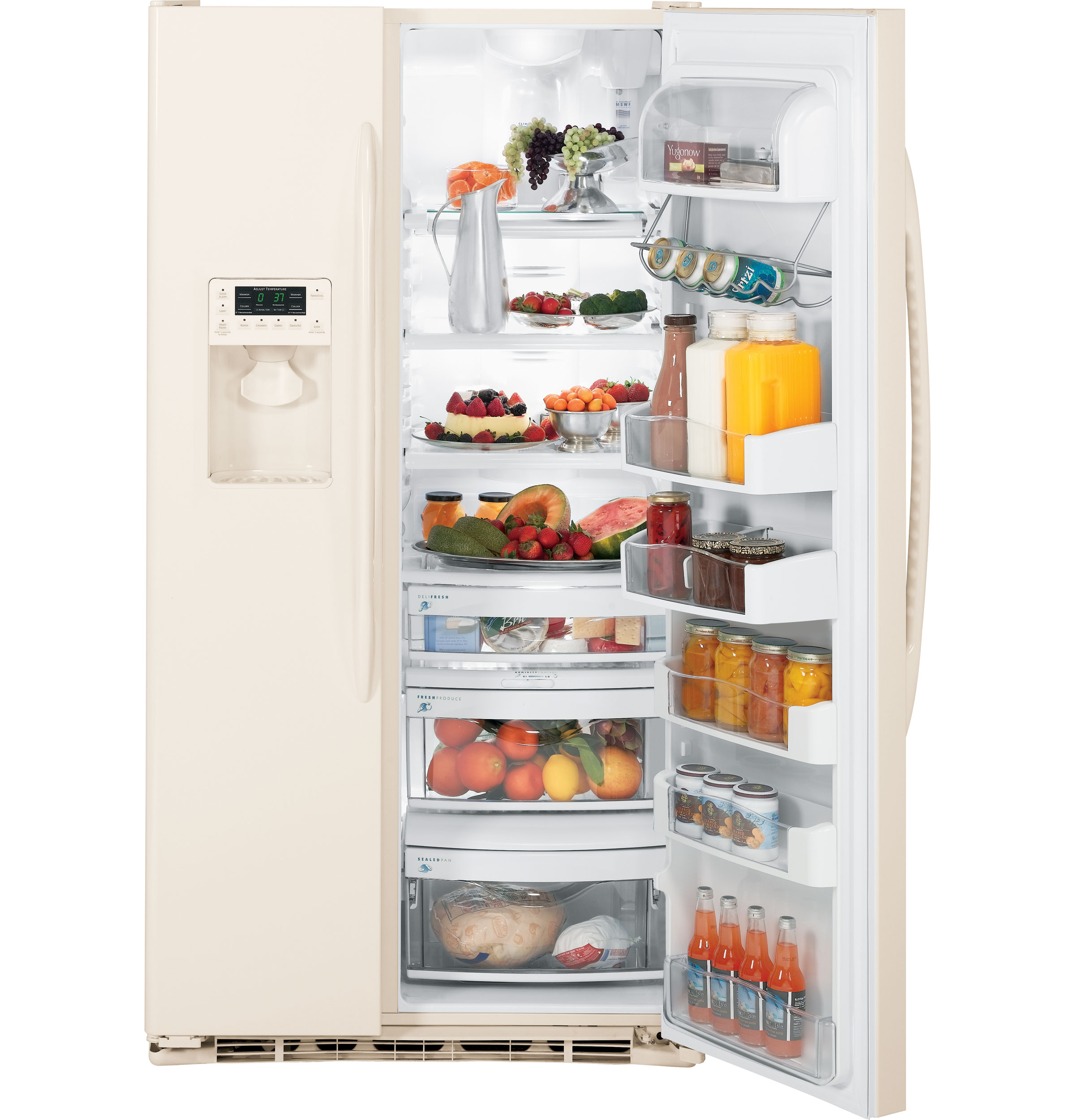 24.6 Cu. Ft. Side-by-Side Refrigerator PSCF5RGXCC