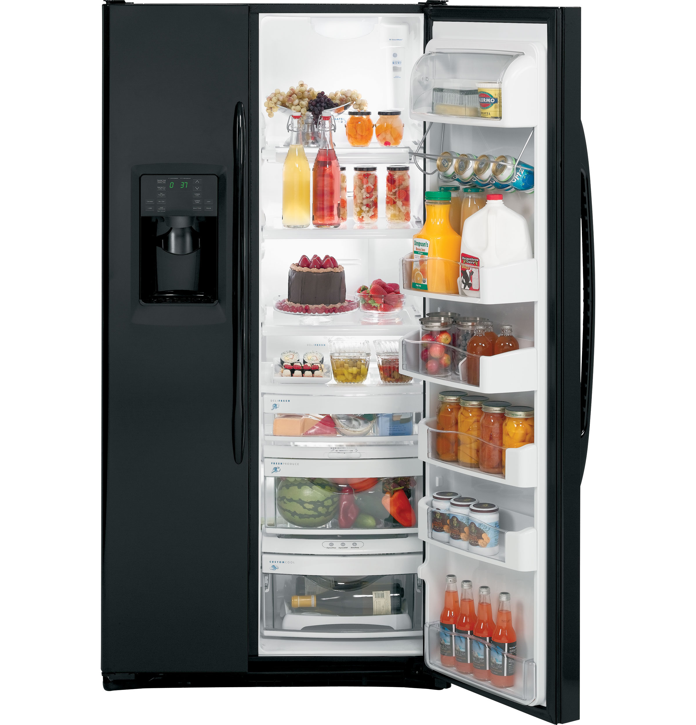 24.6 Cu. Ft. Side-by-Side Refrigerator PSCF5VGXBB