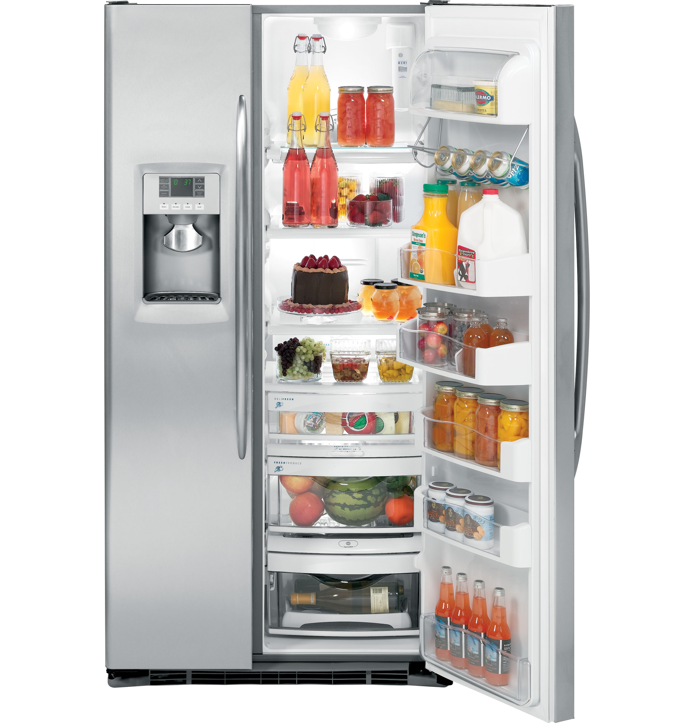 24.6 Cu. Ft. Side-by-Side Refrigerator PSCS5TGXSS