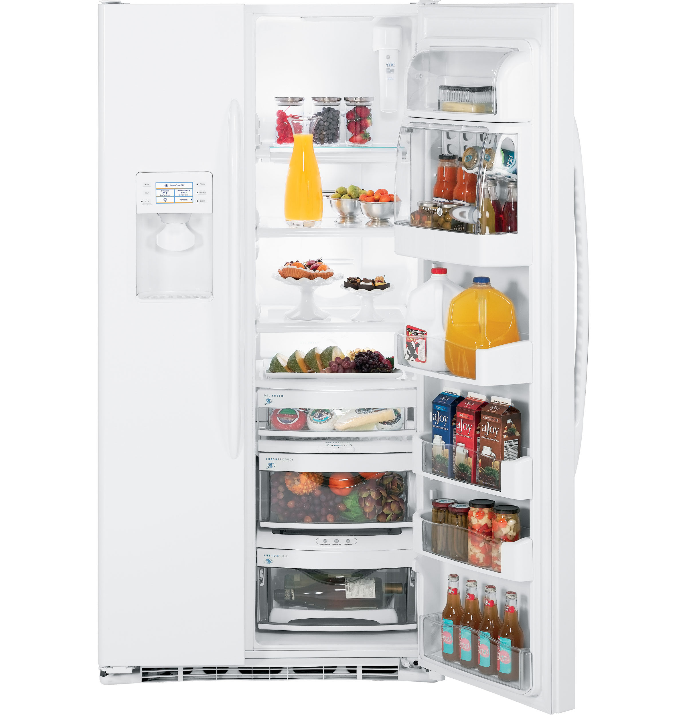 24.6 Cu. Ft. Side-by-Side Refrigerator PSDF5YGXWW