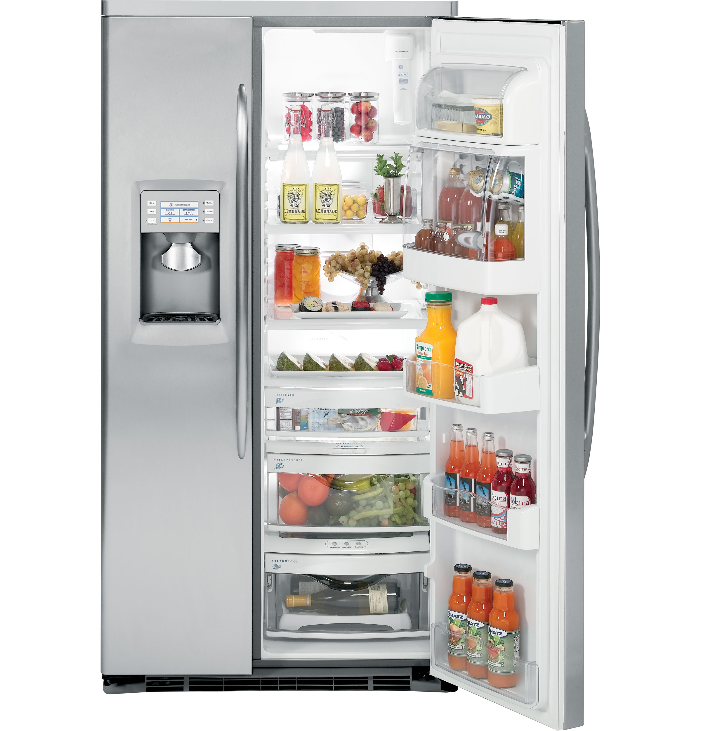 23.2 Cu. Ft. Stainless-Wrapped Side-by-Side Refrigerator PSDW3YGXSS