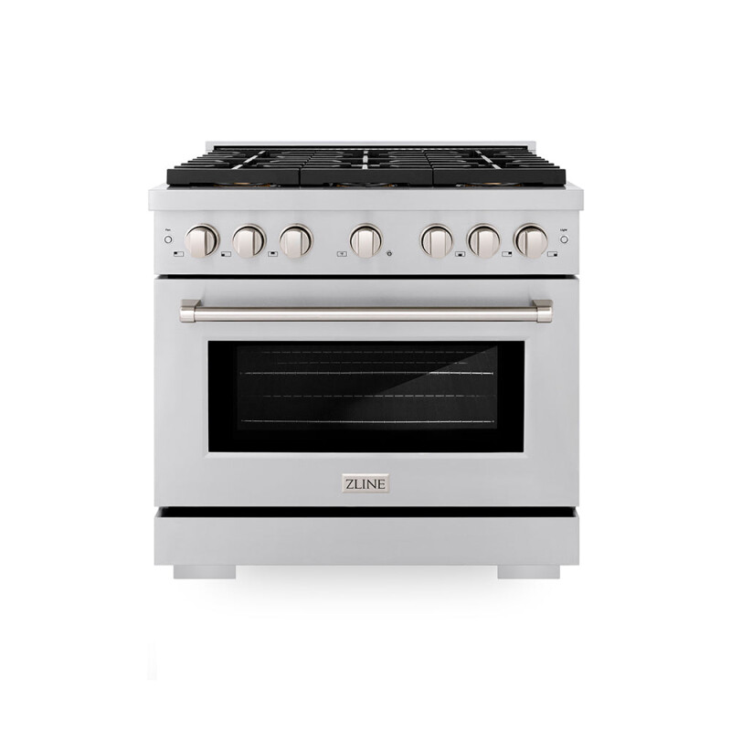 36 in. 5.2 cu. ft. Paramount Gas Range with 6 Burner DuoPro™ Cooktop and Convection Gas Oven PSGR36