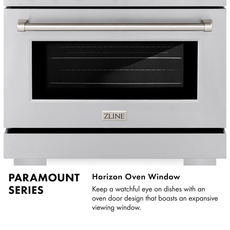 Autograph Edition 36 in. 5.2 cu. ft. Paramount Gas Range with 6 Burner DuoPro™ Cooktop and Convection Gas Oven PSGRZ36MB