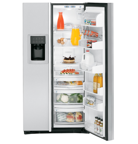 24.6 Cu. Ft. Stainless Side-By-Side Refrigerator with Dispenser PSH25MSSSV