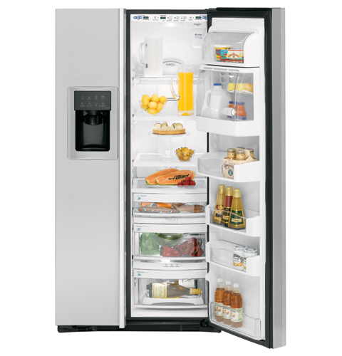 24.6 Cu. Ft. Stainless Side-By-Side Refrigerator with Dispenser PSH25PSSSV
