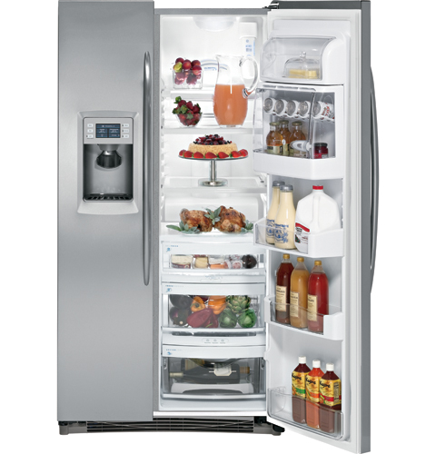 Counter-depth 24.6 Cu. Ft. Side-by-Side Refrigerator PSH25PSWSS