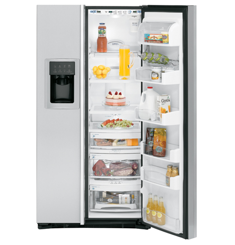 24.6 Cu. Ft. Stainless Side-By-Side Refrigerator with Dispenser PSH25SGSSV