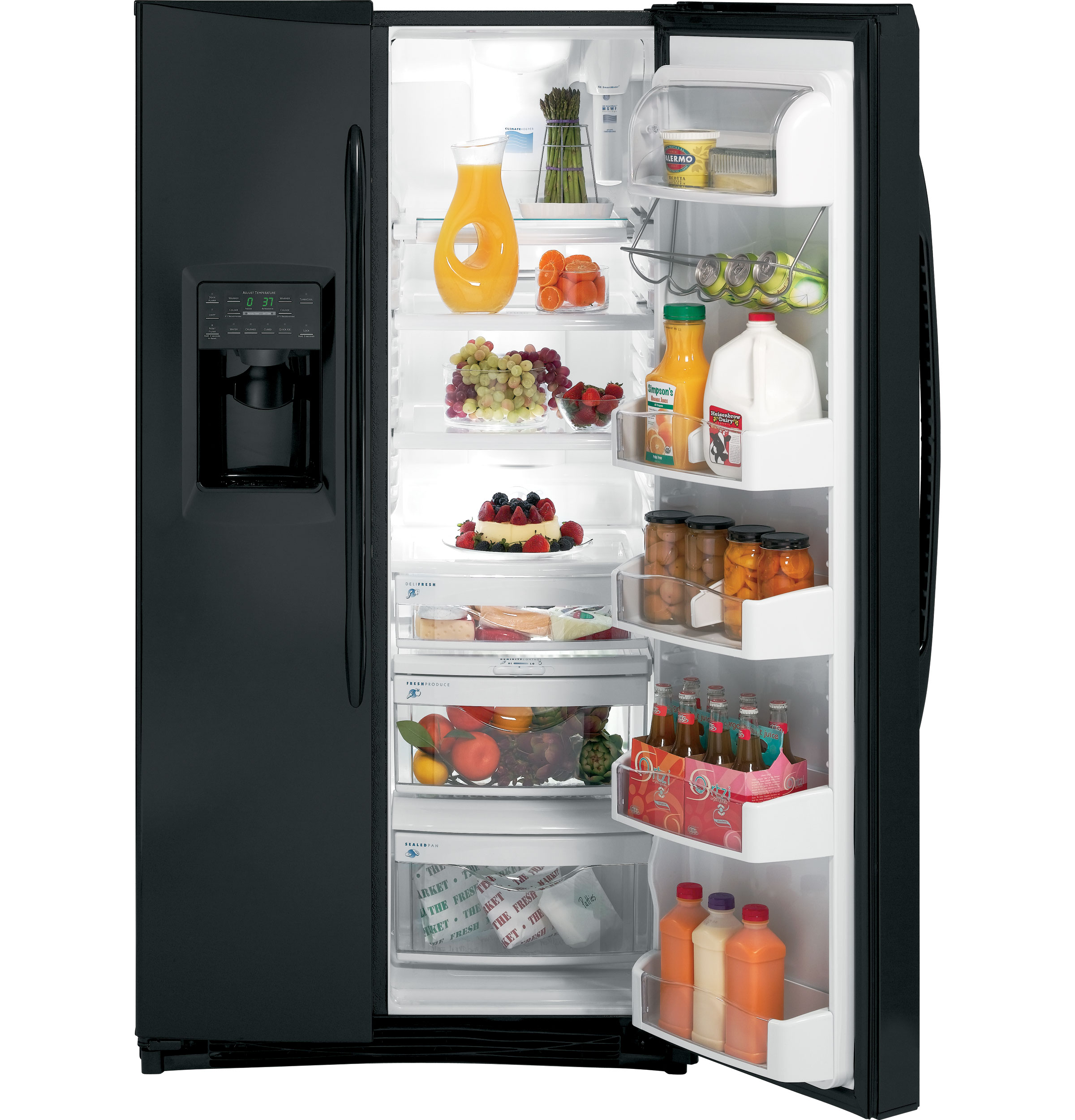 25.6 Cu. Ft. Side-by-Side Refrigerator with Dispenser PSHF6RGXBB