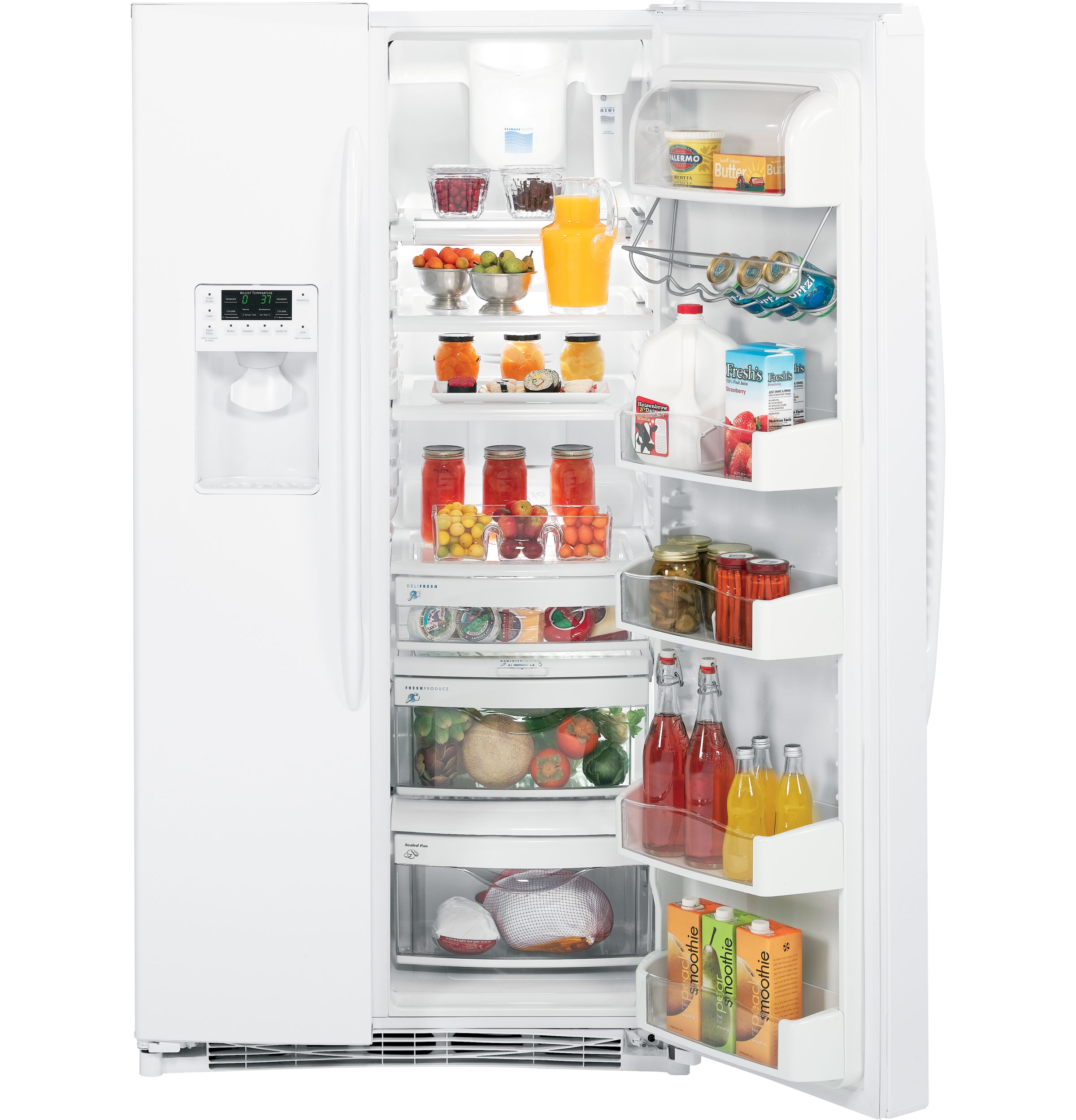 25.6 Cu. Ft. Side-by-Side Refrigerator with Dispenser PSHF6RGXWW