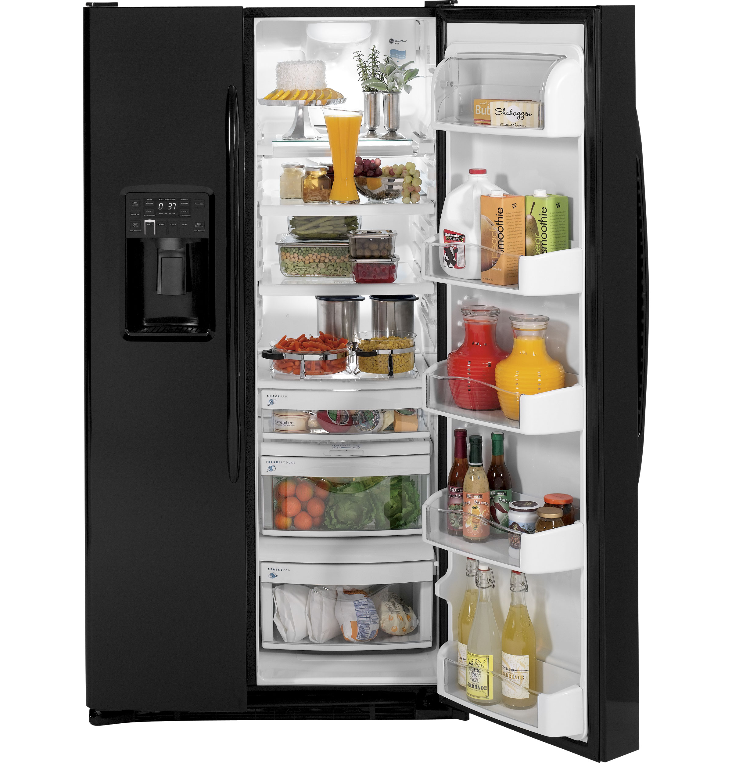 29.1 Cu. Ft. Side-by-Side Refrigerator with Dispenser PSHF9PGZBB