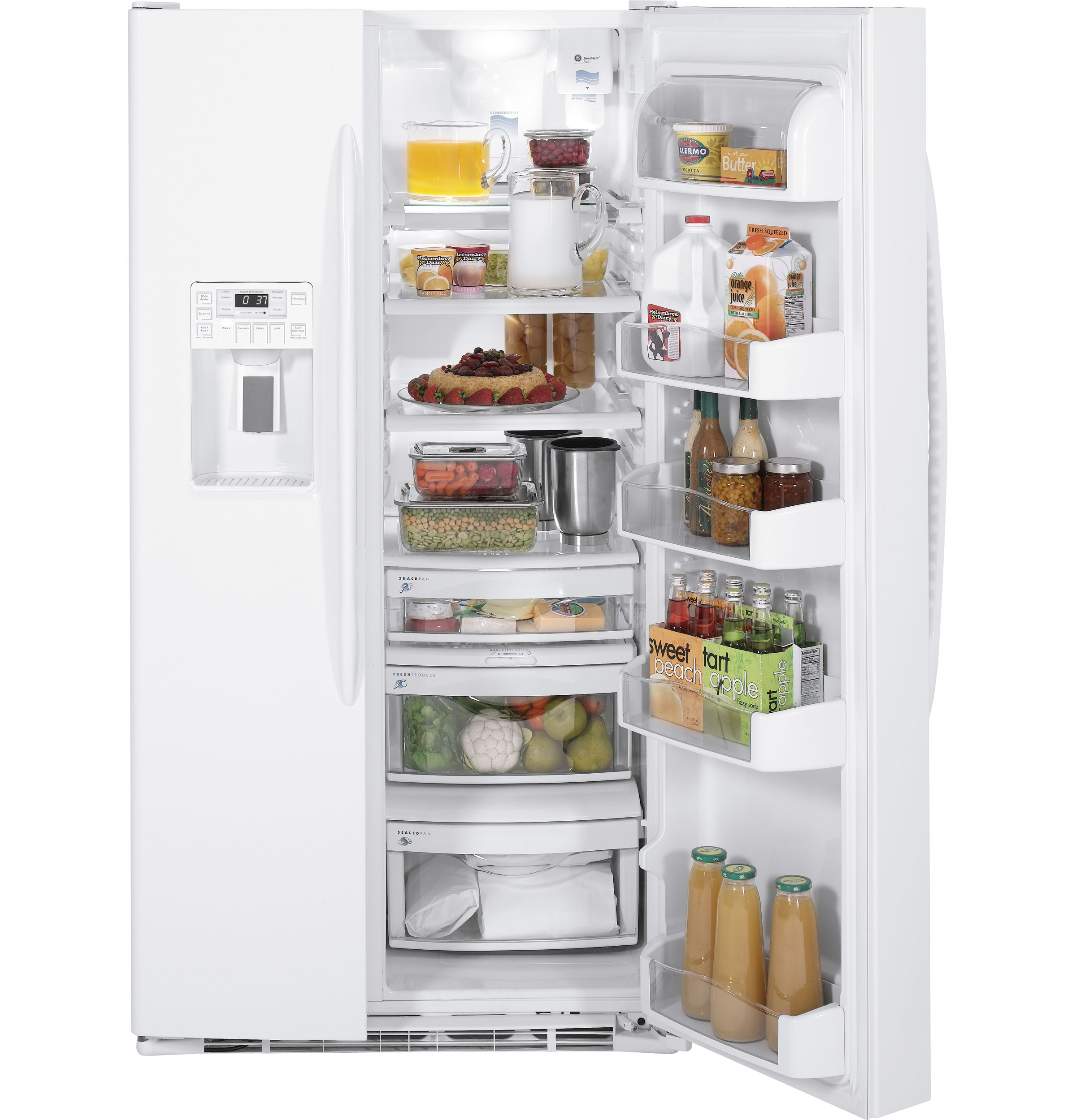 29.1 Cu. Ft. Side-by-Side Refrigerator with Dispenser PSHF9PGZWW