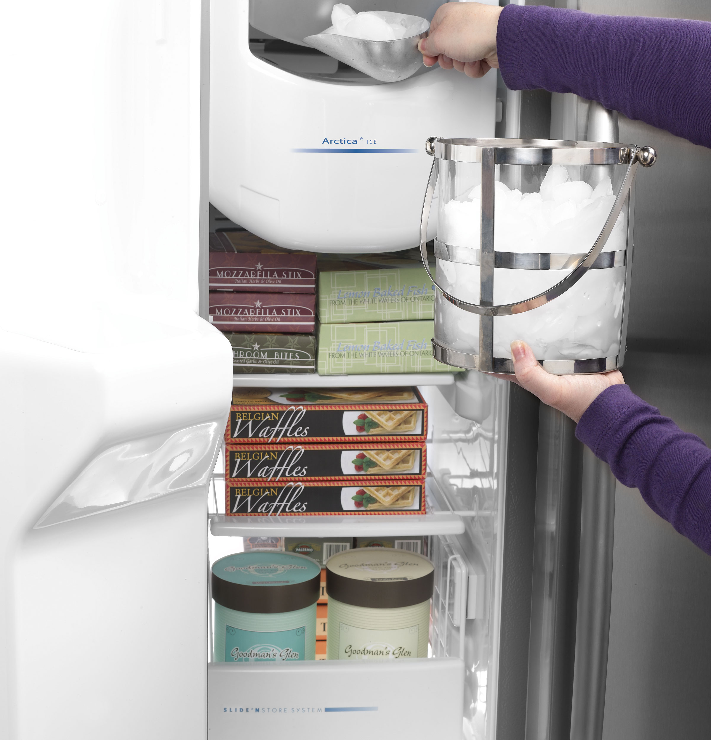 29.1 Cu. Ft. Side-by-Side Refrigerator with Dispenser PSHF9PGZWW