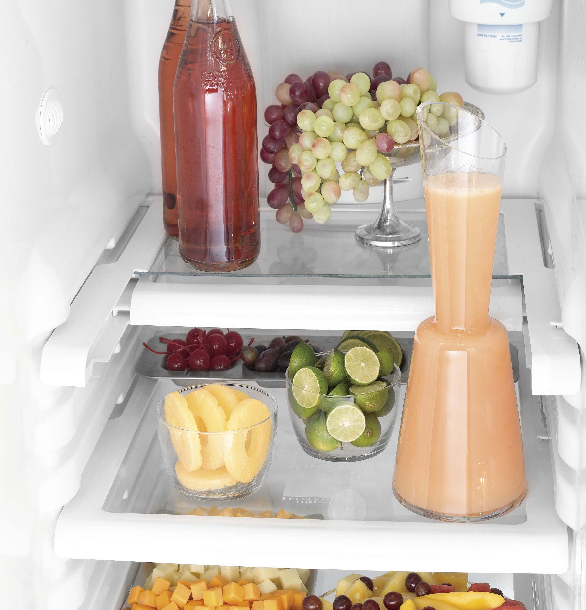 29.1 Cu. Ft. Side-by-Side Refrigerator with Dispenser PSHF9PGZWW