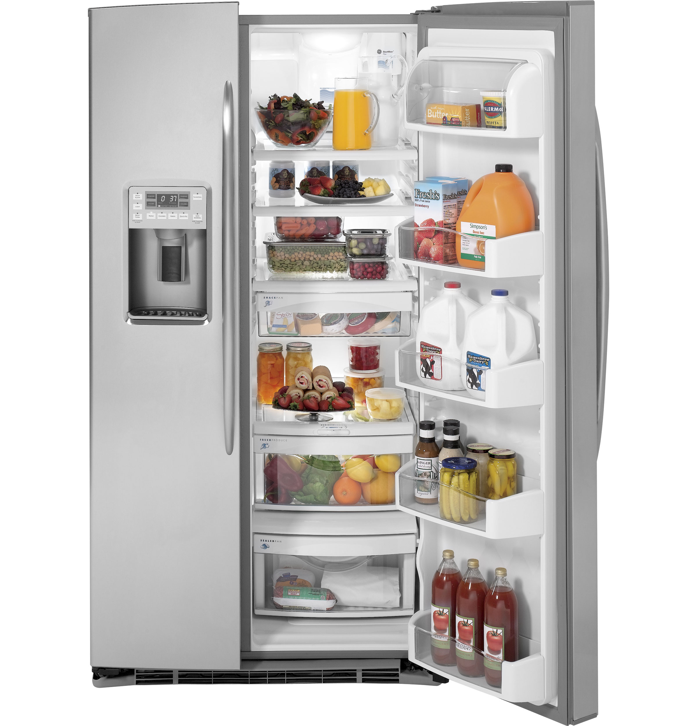25.9 Cu. Ft. Side-by-Side Refrigerator with Dispenser PSHS6MGZSS