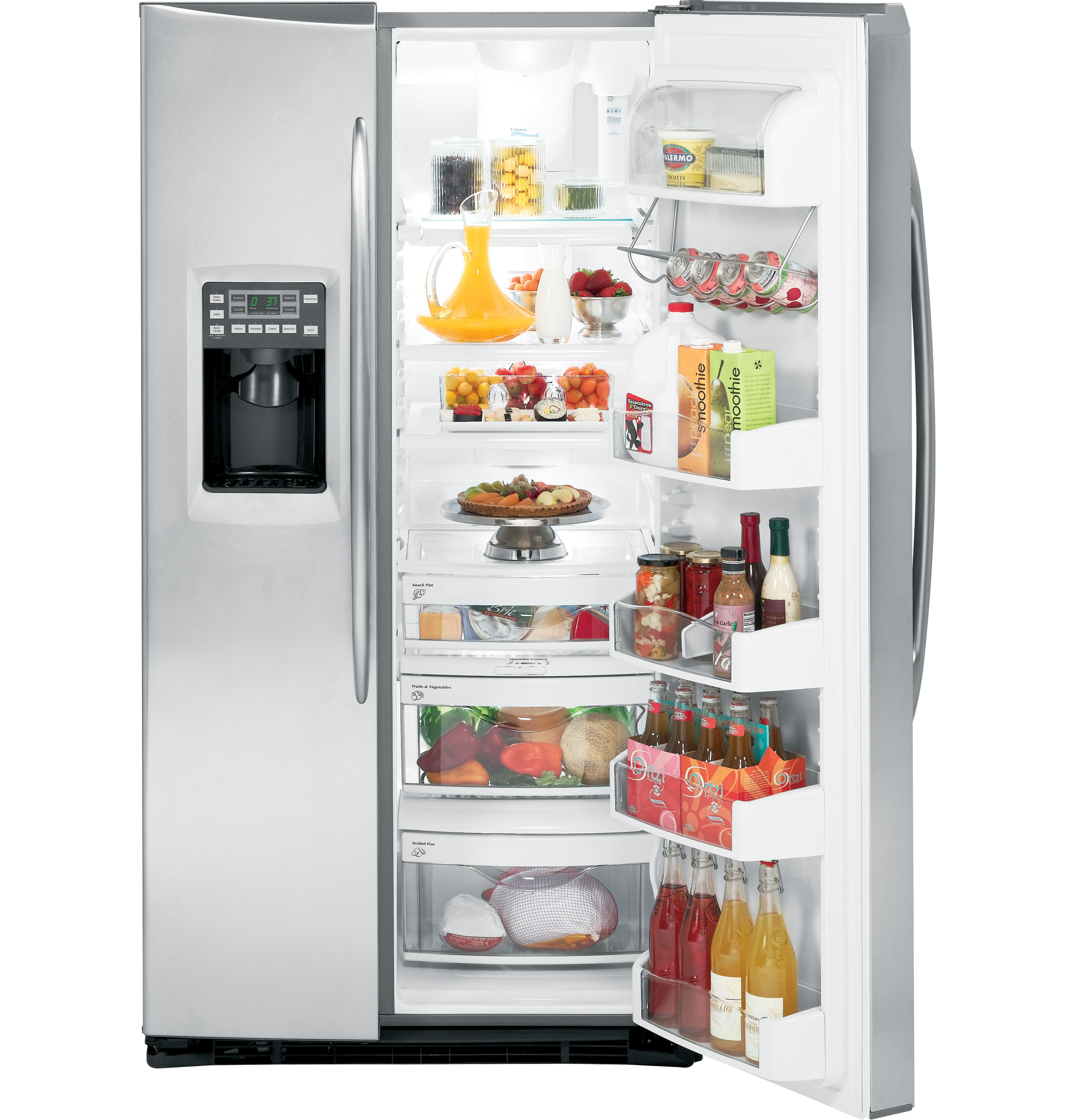25.6 Cu. Ft. Side-by-Side Refrigerator with Dispenser PSHS6RGXSS