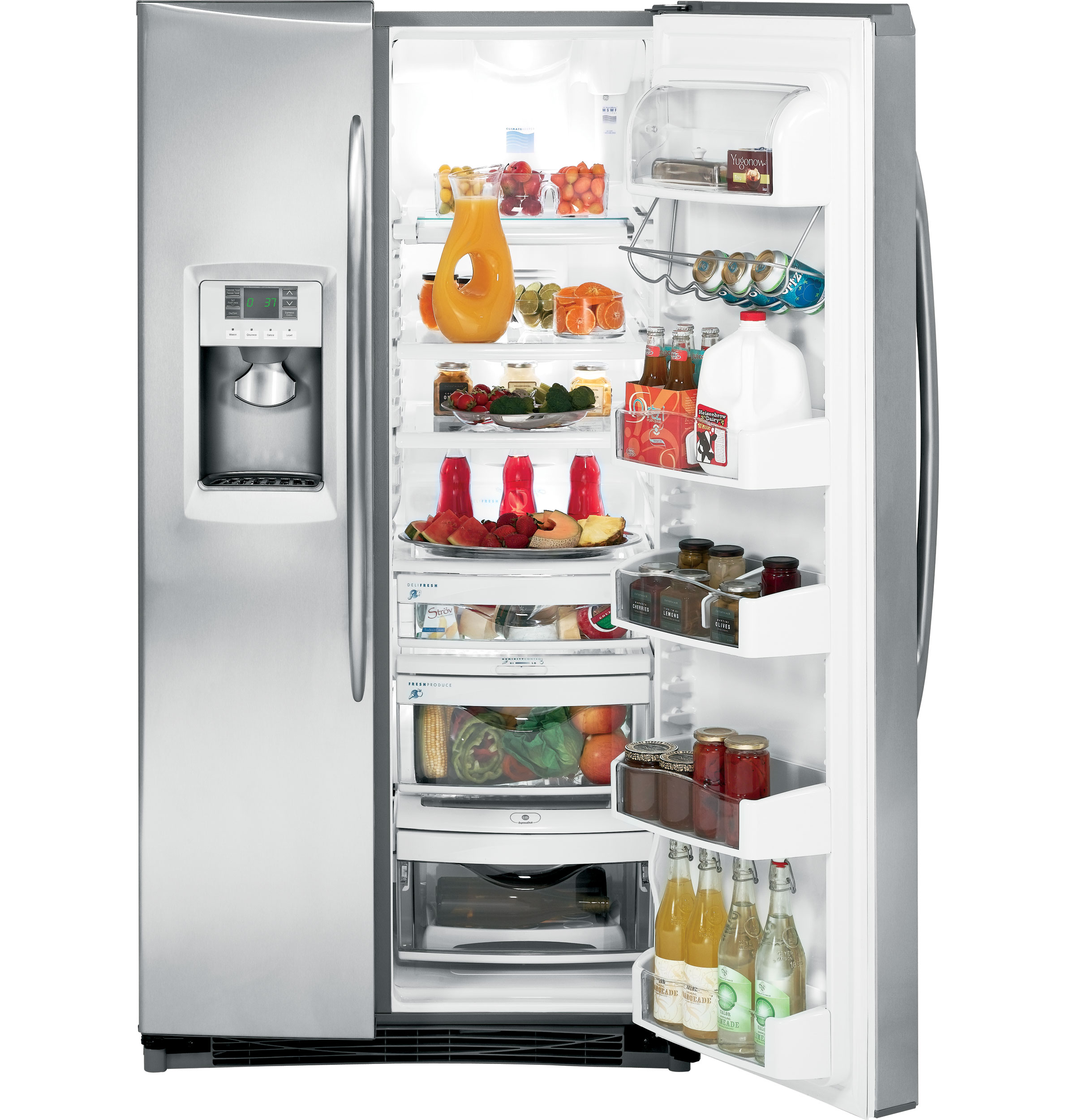 25.6 Cu. Ft. Side-by-Side Refrigerator with Dispenser PSHS6TGXSS