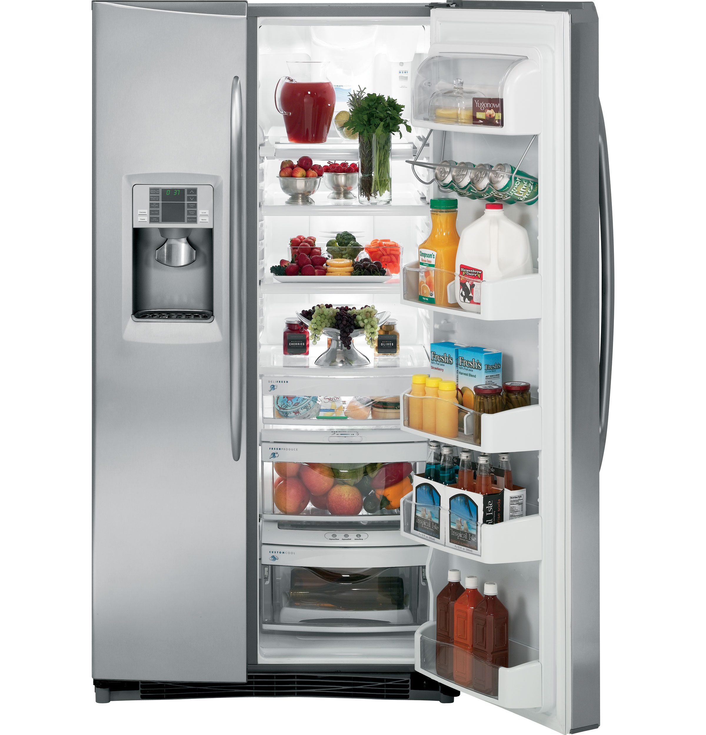 25.6 Cu. Ft. Side-by-Side Refrigerator with Dispenser PSHS6VGXSS