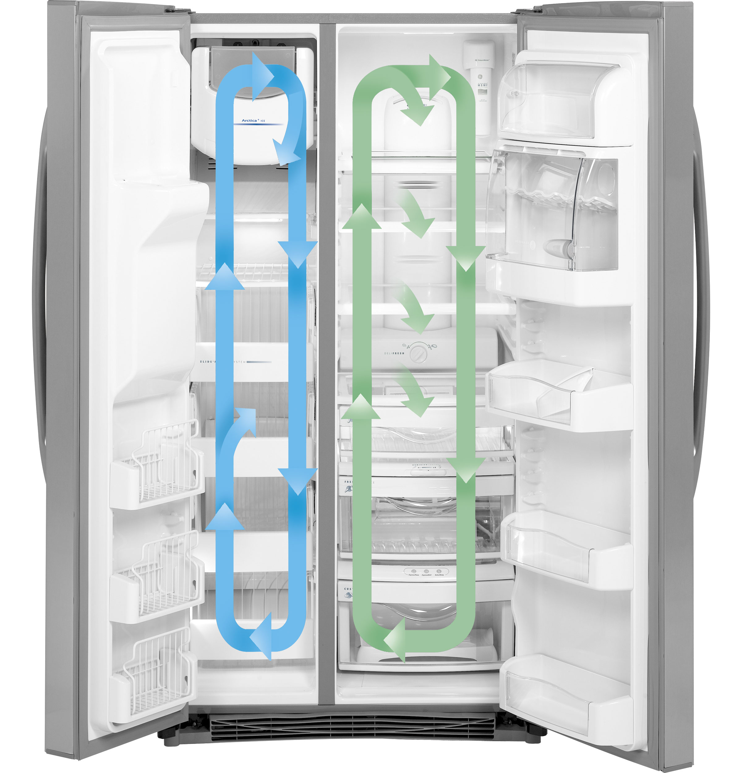 25.6 Cu. Ft. Side-by-Side Refrigerator PSHS6YGZSS