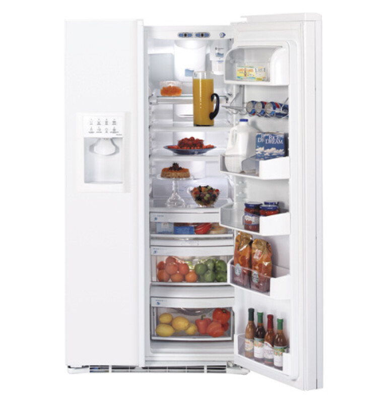 22.7 Cu. Ft. Side-by-Side Refrigerator with Dispenser PSI23MGPWW
