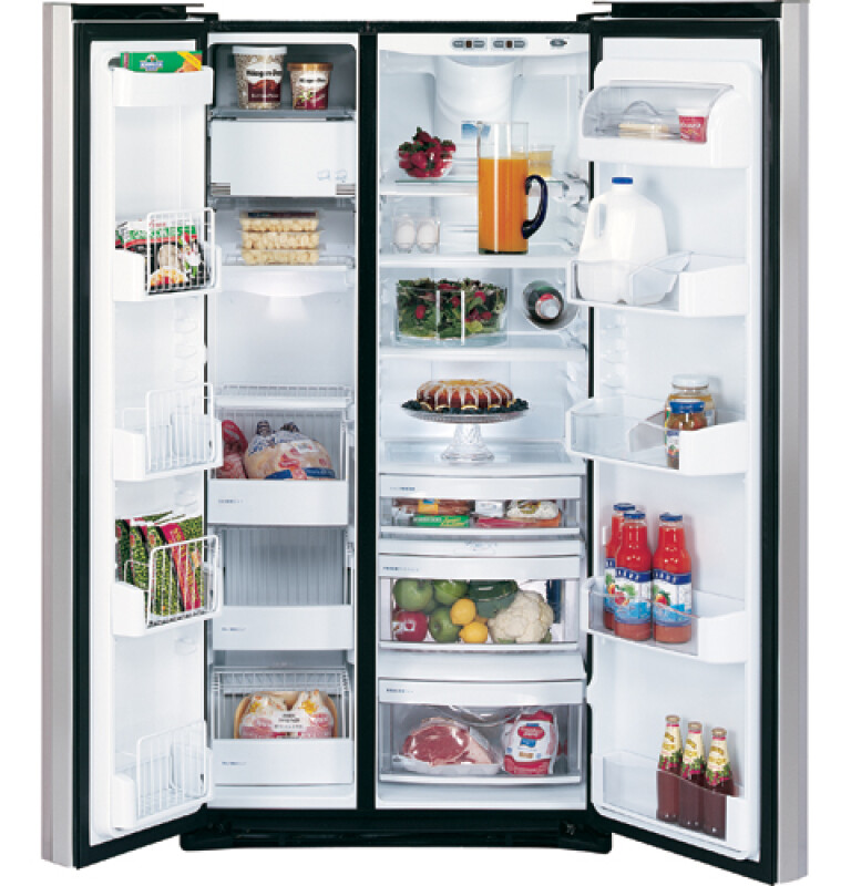 Arctica CustomStyle 22.7 Cu. Ft. Stainless Side-By-Side Refrigerator PSI23SCMBS