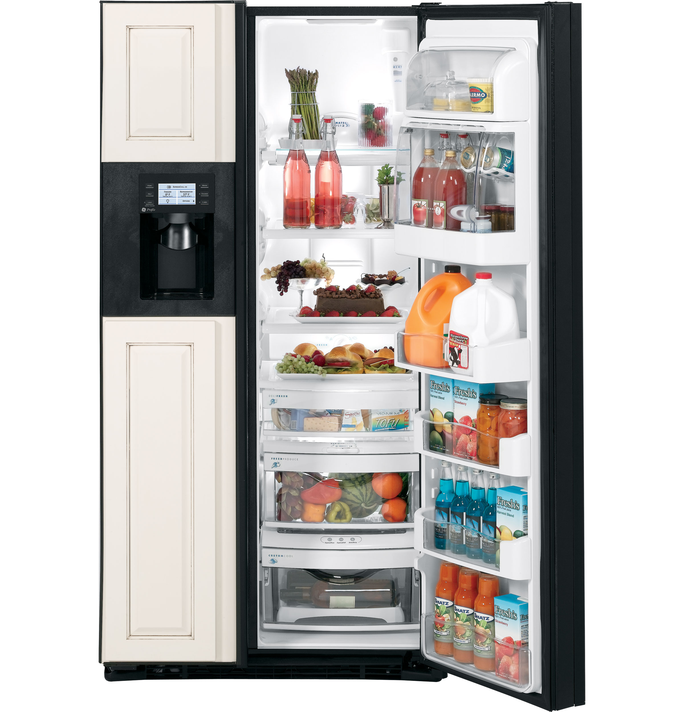24.6 Cu. Ft. Side-by-Side Refrigerator PSJC5YGXBV