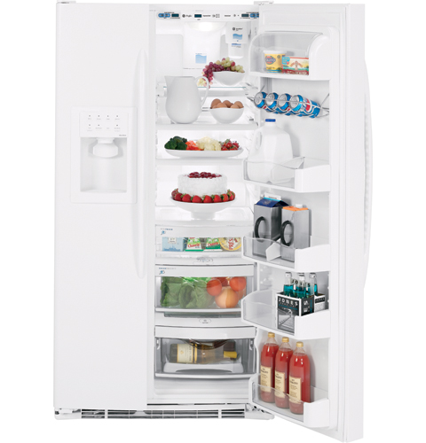 23.1 Cu. Ft. Side-by-Side Refrigerator with Dispenser PSS23MGTWW