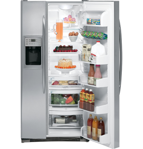 23.1 Cu. Ft. Stainless Side-by-Side Refrigerator PSS23MSWSS