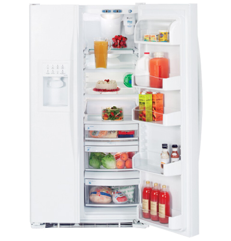 25.6 Cu. Ft. Side-by-Side Refrigerator with Dispenser PSS26LGRWW