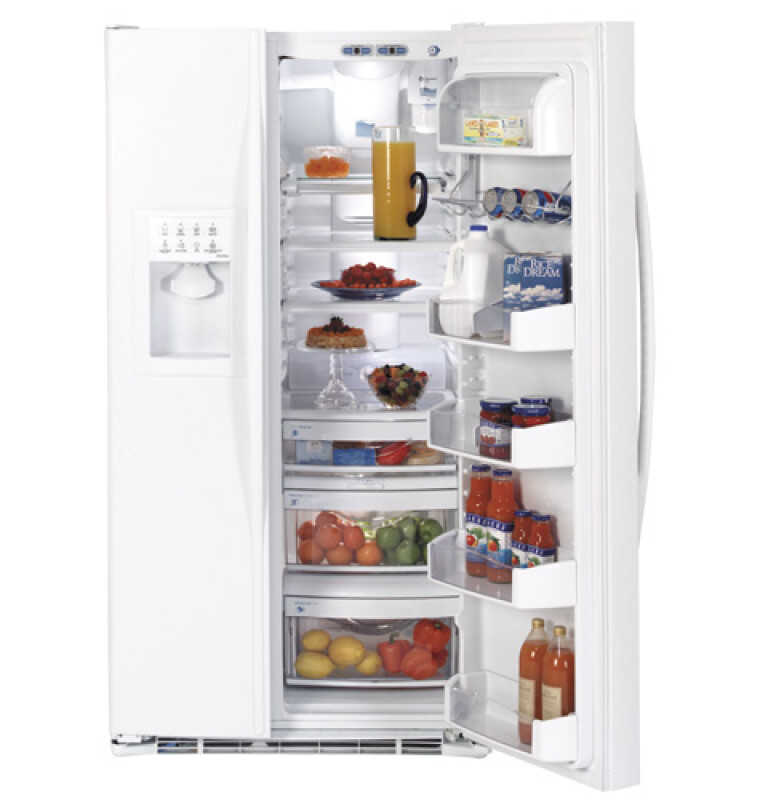 25.5 Cu. Ft. Side-by-Side Refrigerator with Dispenser PSS26MGPWW