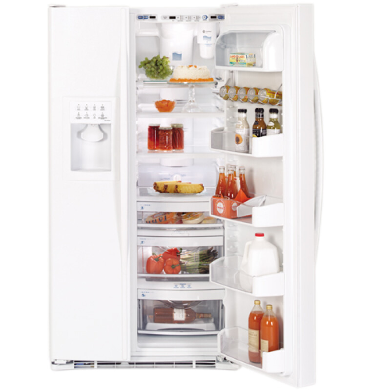 25.5 Cu. Ft. Side-by-Side Refrigerator with Dispenser PSS26NGPWW