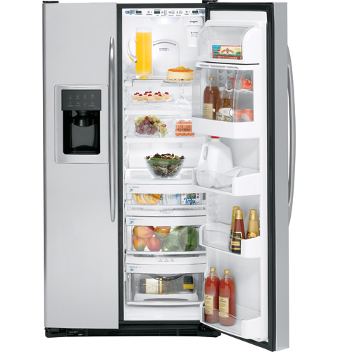25.5 Cu. Ft. Stainless Side-by-Side Refrigerator with Dispenser PSS26PSSSS