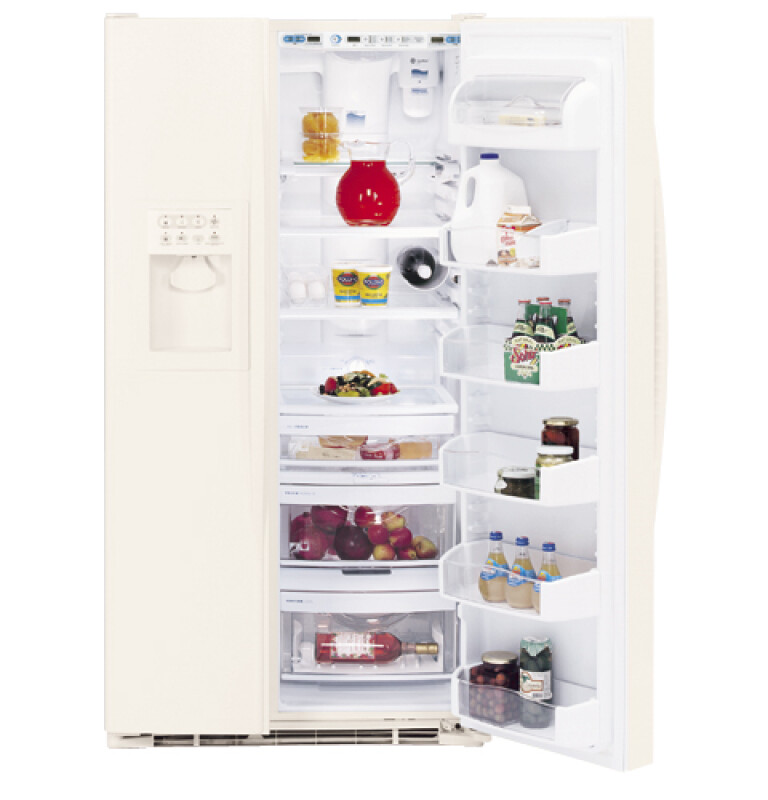 GE Profile Arctica Side-By-Side Refrigerator Bisque PSS27NGNCC Picture 1