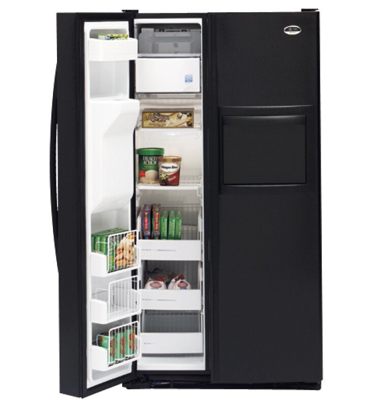 Arctica 28.7 Cu. Ft. Side-By-Side Refrigerator with Refreshment Center PSS29NHMBB