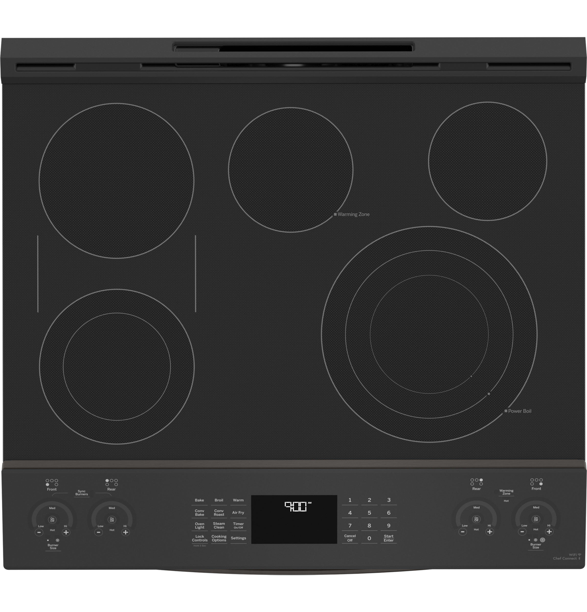 30" Smart Slide-In Electric Convection Range with No Preheat Air Fry PSS93BPTS