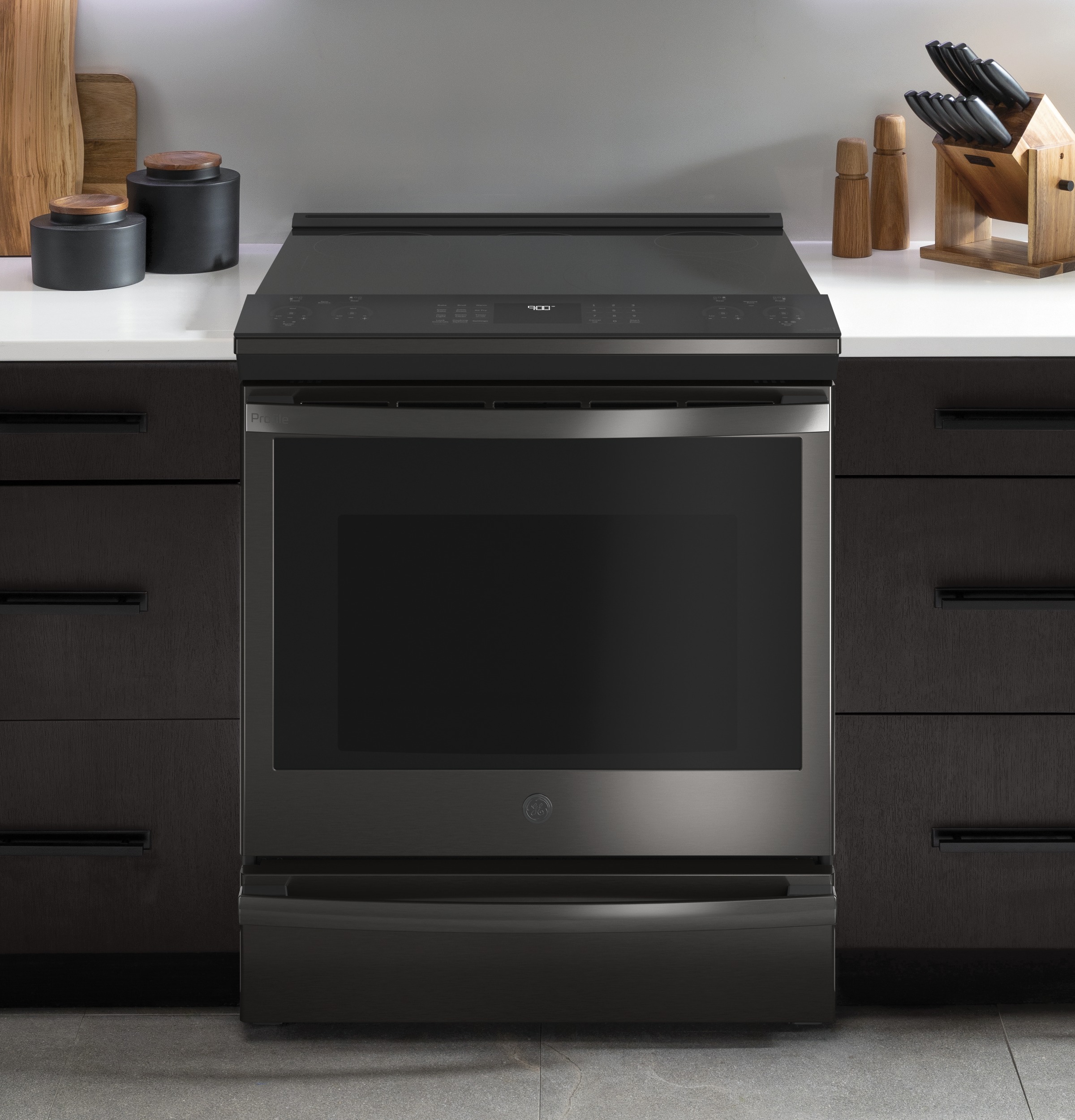 30" Smart Slide-In Electric Convection Range with No Preheat Air Fry PSS93BPTS