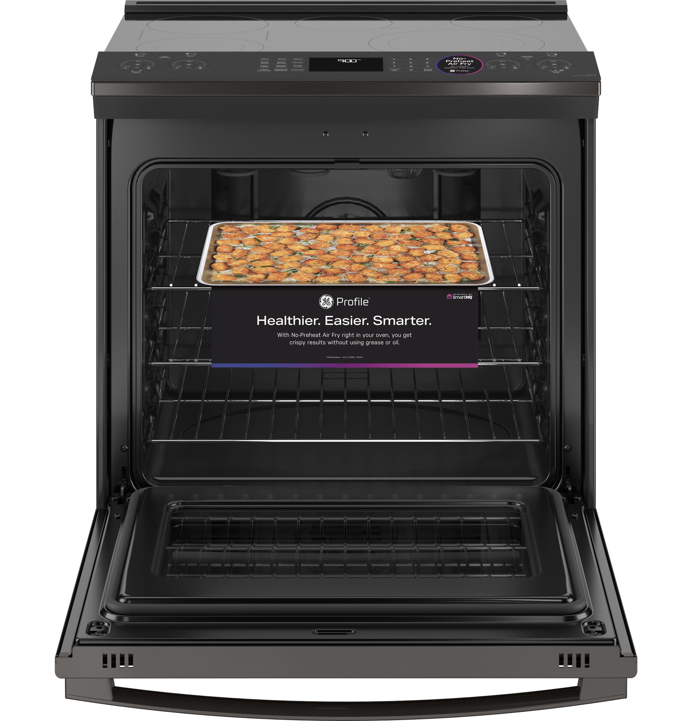 30" Smart Slide-In Electric Convection Range with No Preheat Air Fry PSS93BPTS