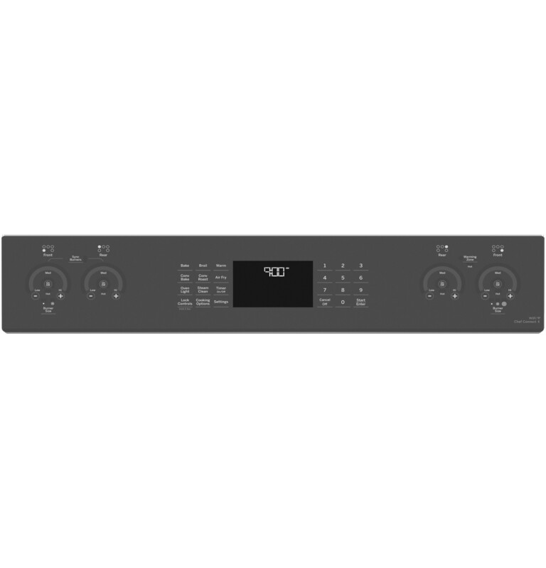 30" Smart Slide-In Electric Convection Fingerprint Resistant Range with No Preheat Air Fry PSS93YPFS