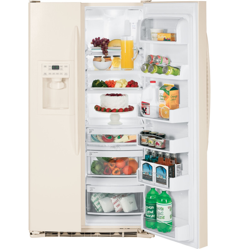 25.6 Cu. Ft. Side-by-Side Refrigerator with Dispenser PSSC6KGXCC
