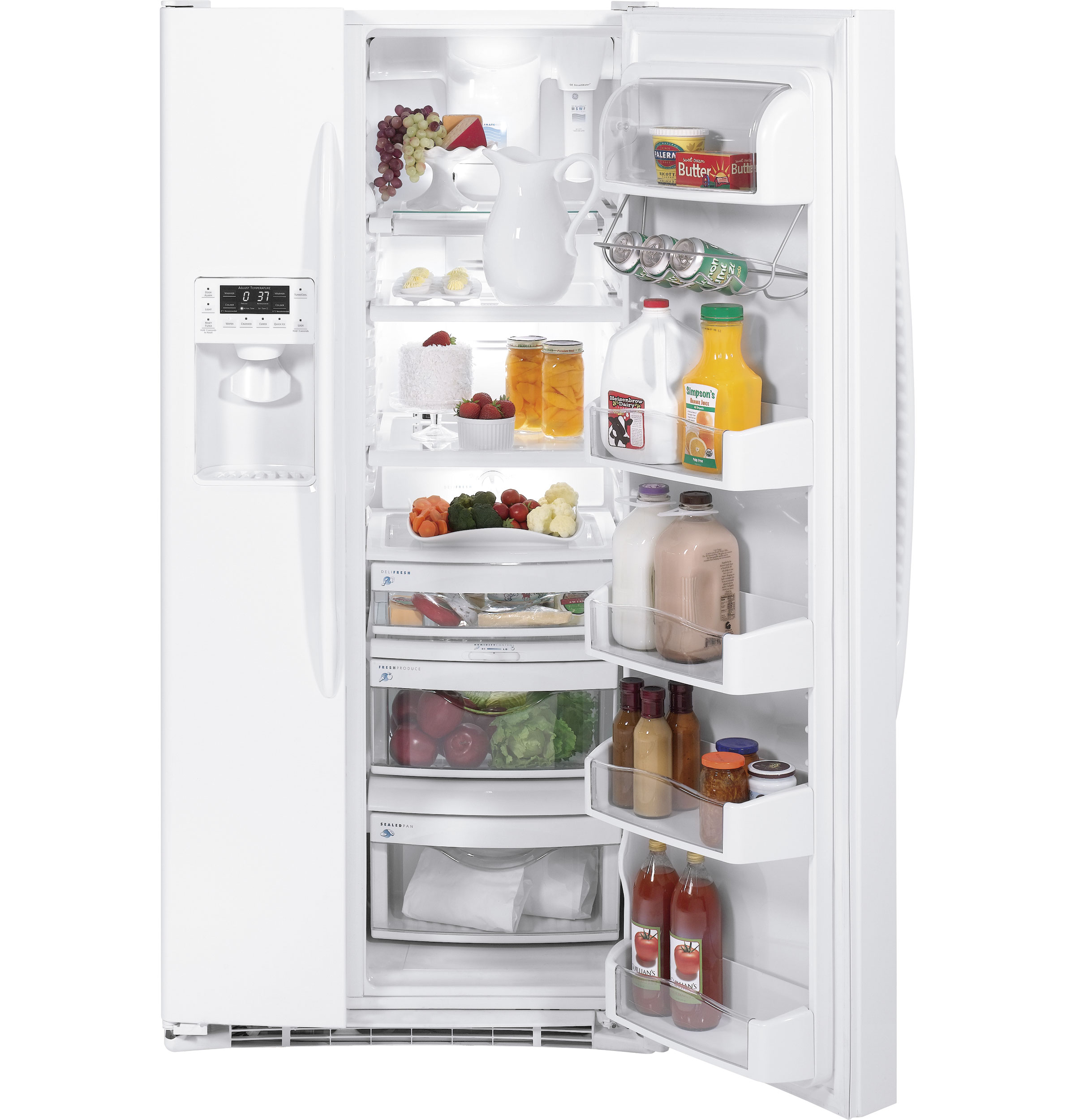 23.1 Cu. Ft. Side-by-Side Refrigerator PSSF3RGZWW