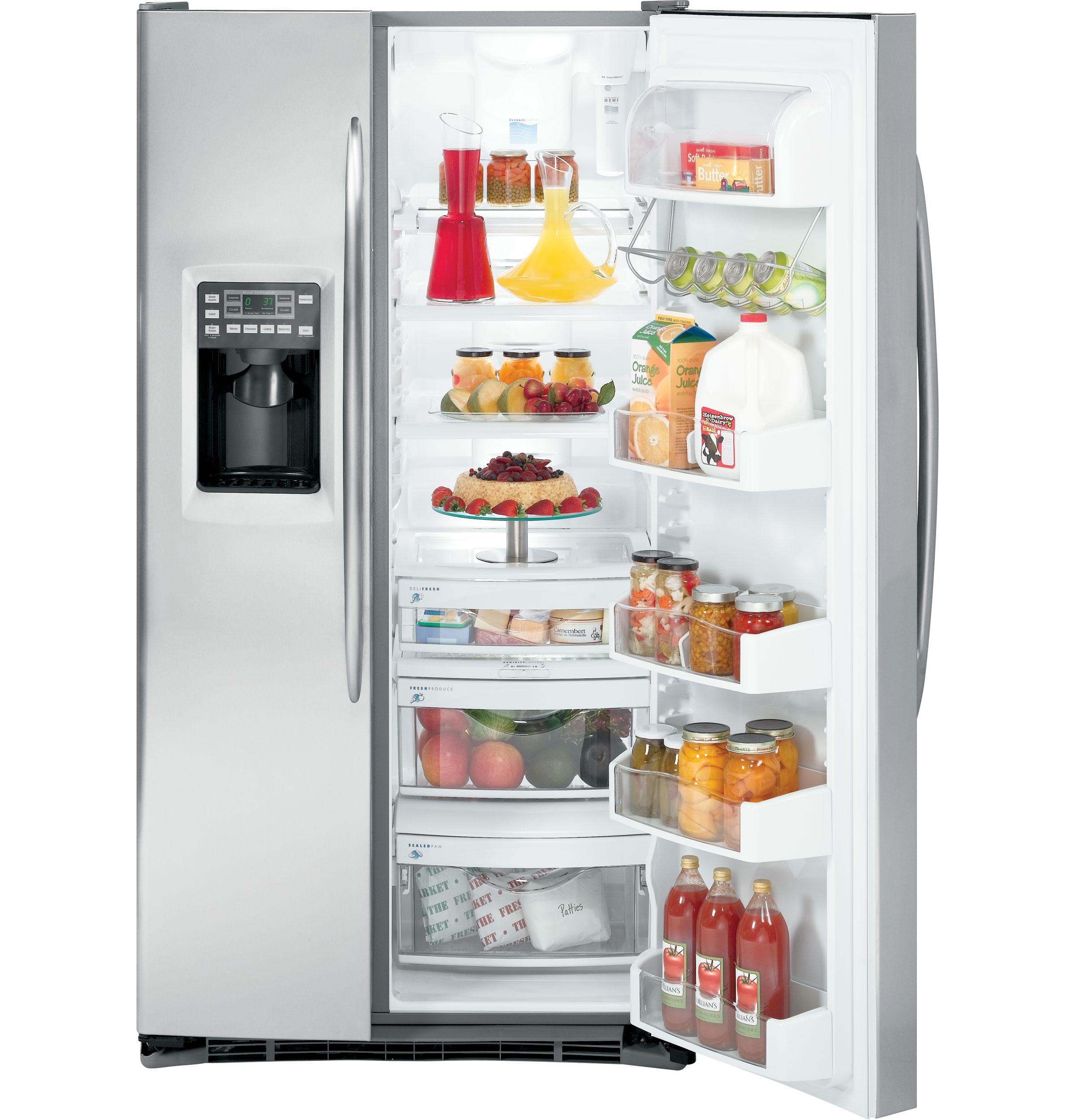 26.6 Cu. Ft. Side-by-Side Refrigerator with Integrated Dispenser PSSS7RGXSS