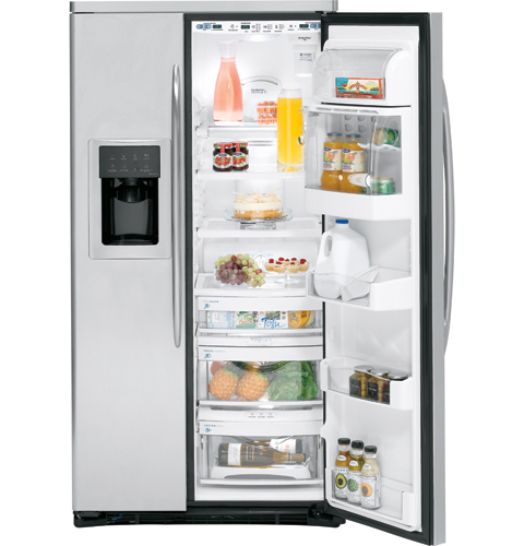 22.6 Cu. Ft. Stainless Side-By-Side Refrigerator with Dispenser PSW23PSSSS